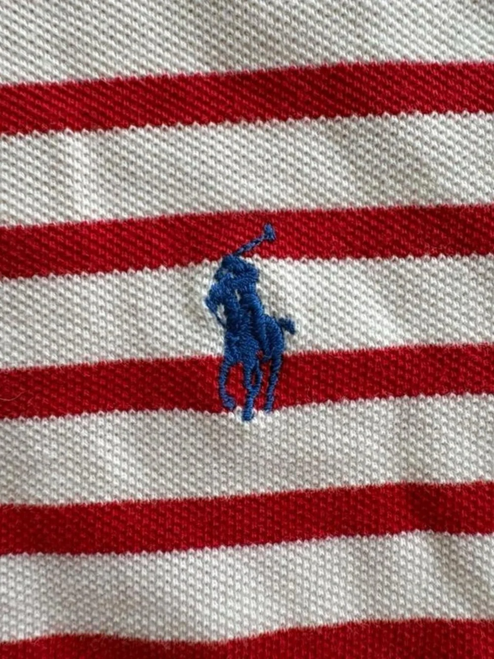 Polo Ralph Lauren Red & White Striped Shirt L Cotton Casual Golf Streetwear Y2K